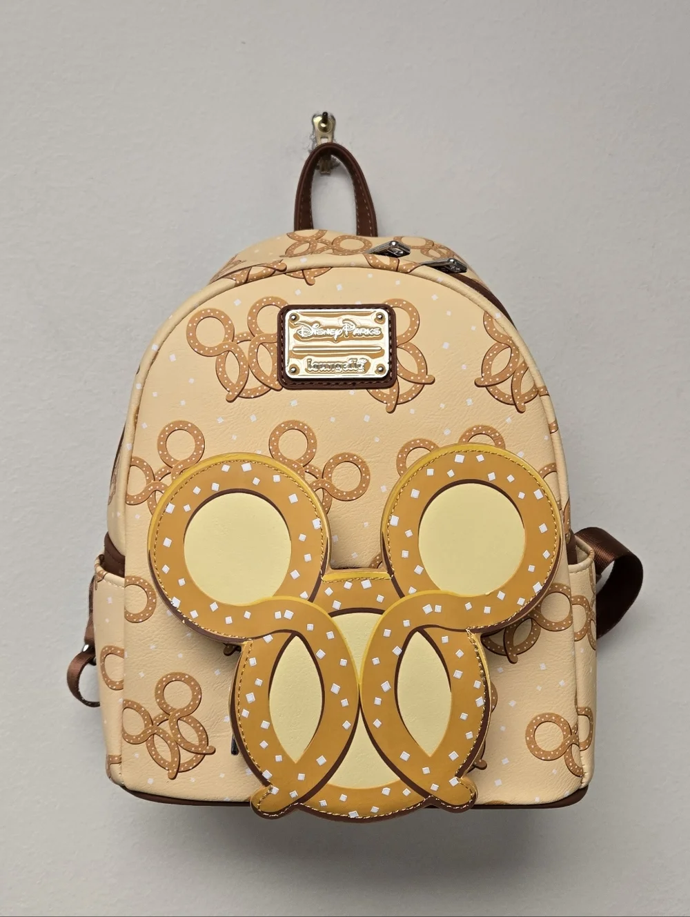 Loungefly Disney Parks Mickey Mouse Pretzel Backpack